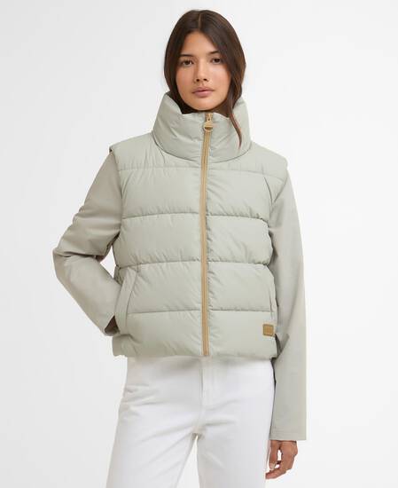 Phoenix Quilted Sweat Glacier Grey