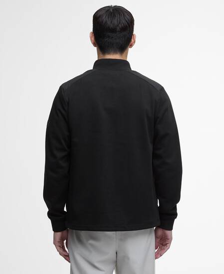 Ethan Quilted Sweatshirt Classic Black