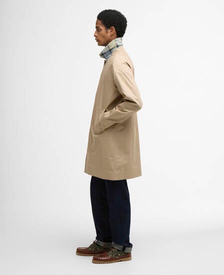 Rokig Lightweight Mac Jacket Washed Stone/Highland Loch