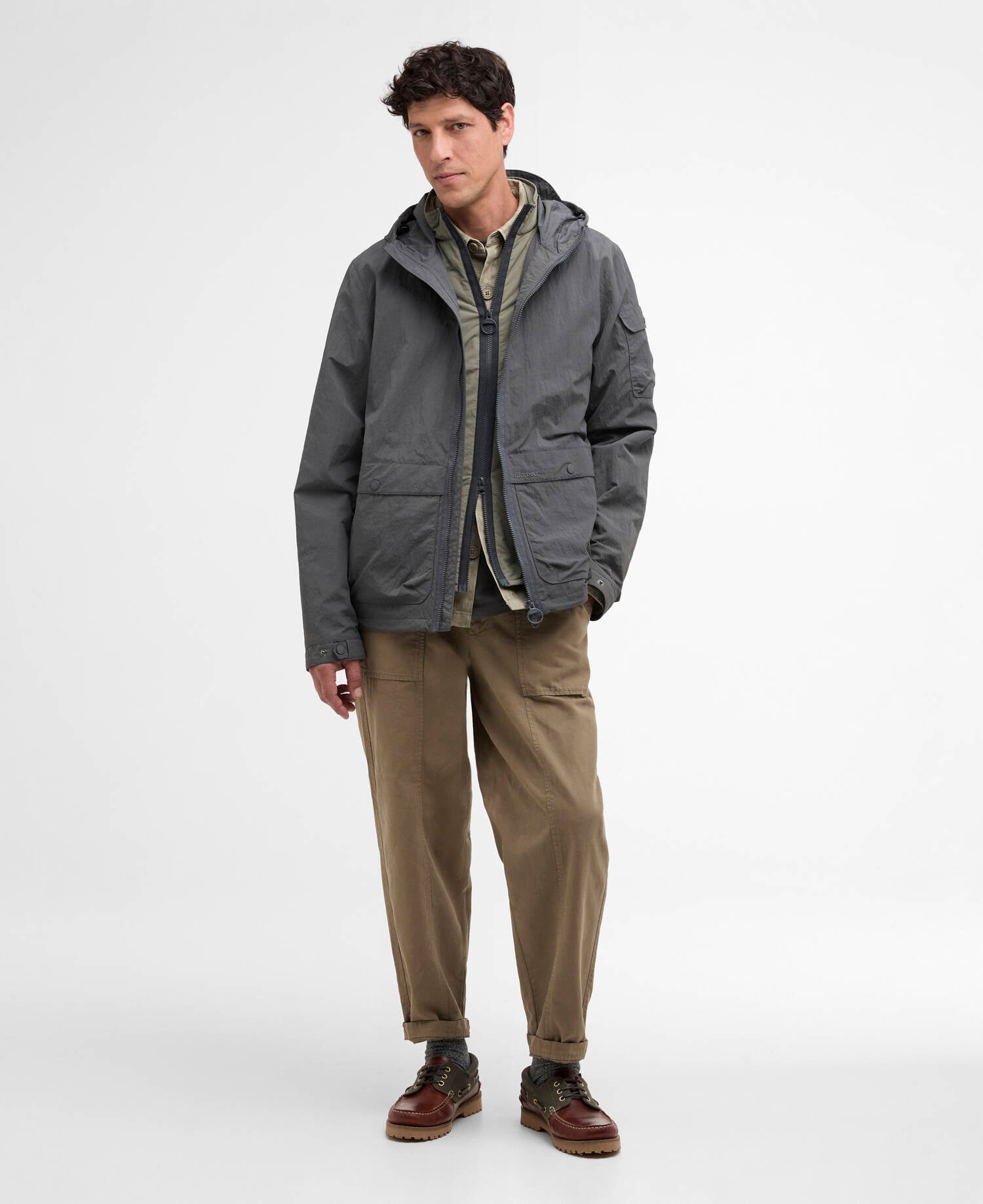 Re-Engineered Argyll Showerproof Jacket Asphalt image number 1