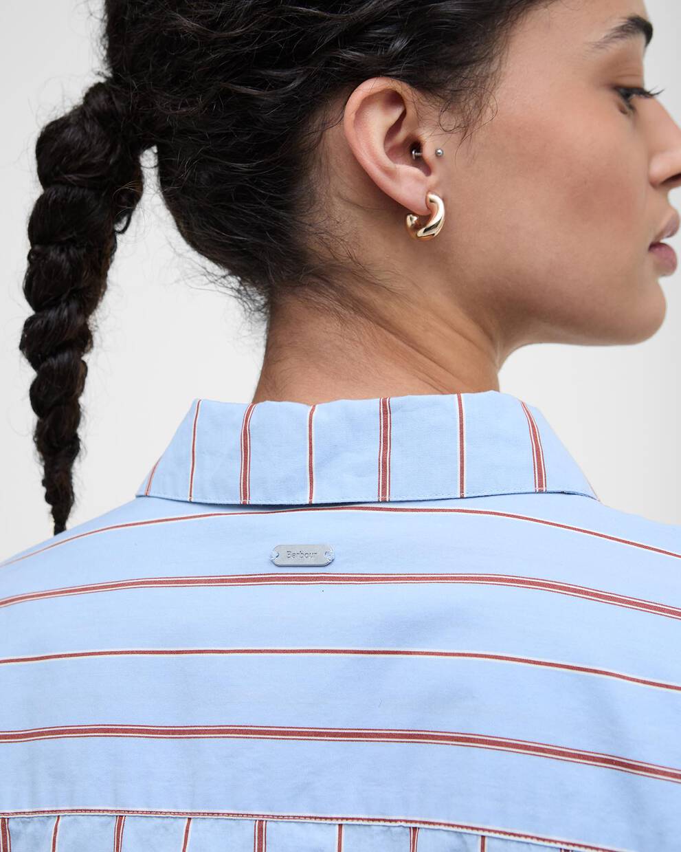 Saffron Striped Relaxed Shirt