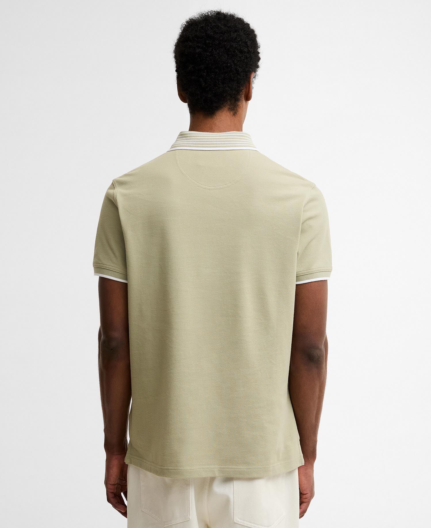 Denwick Short-Sleeved Polo Shirt Mineral Green