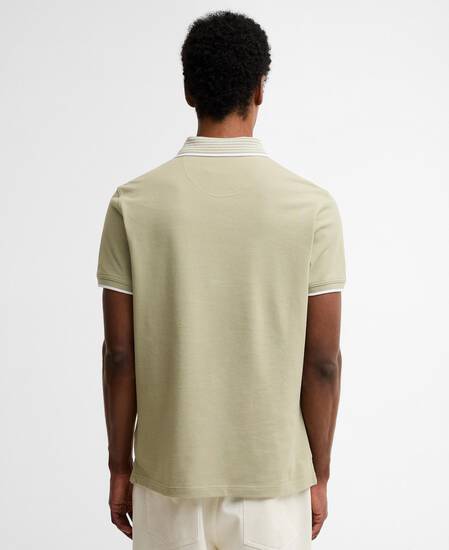 Denwick Short-Sleeved Polo Shirt Mineral Green