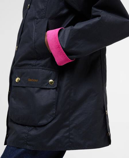 Wachsjacke Icons Modern Beadnell Navy/Classic
