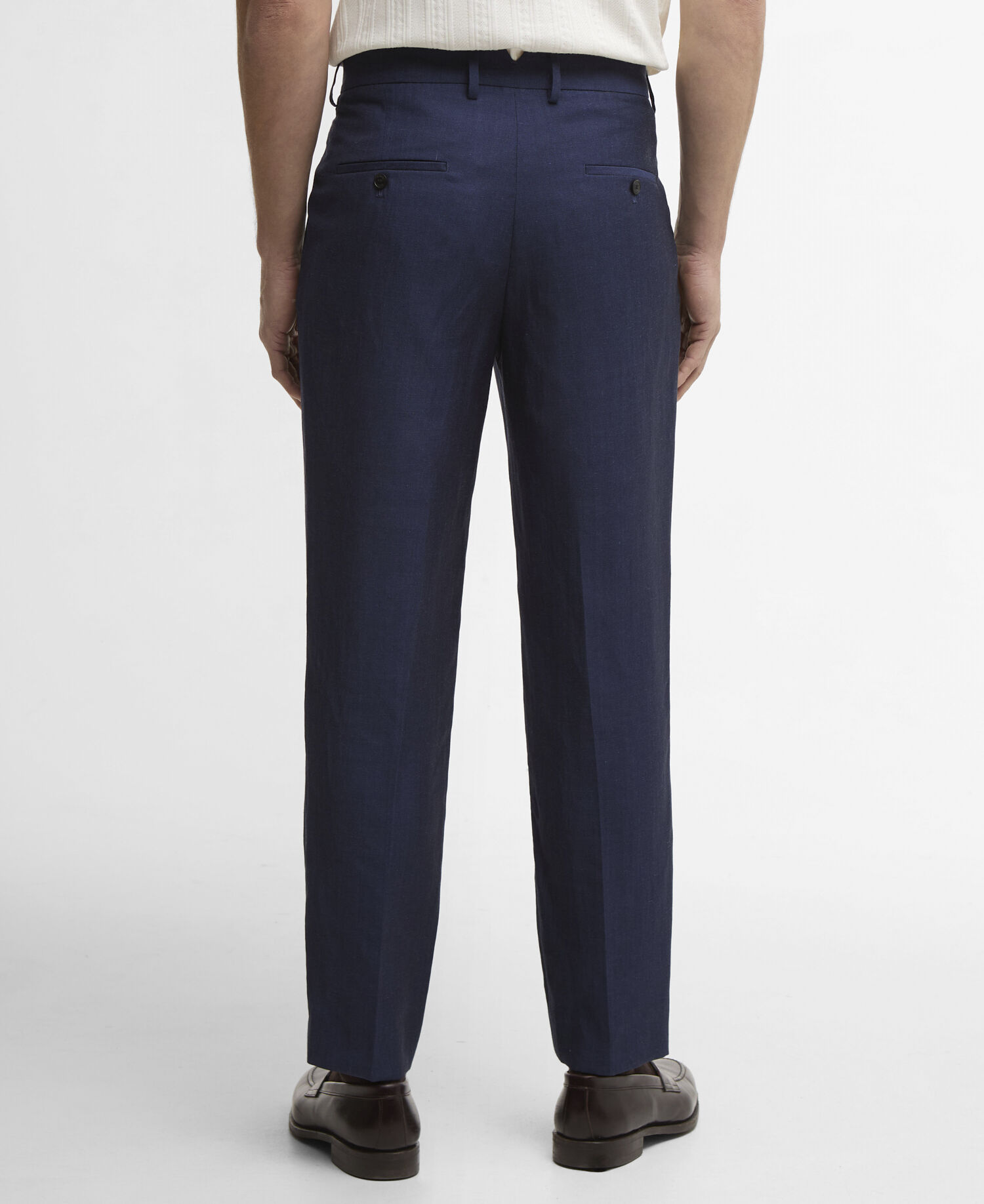 Hose Willowtree aus Leinen-Mix Navy