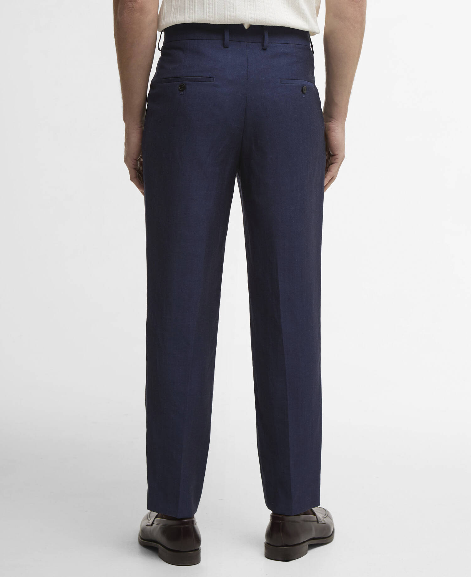 Hose Willowtree aus Leinen-Mix Navy image number 2