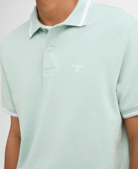 Poloshirt Ferrybridge Lightweight Short-Sleeved Mint Blue