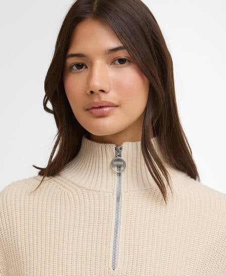 Kennedy Knitted Jumper Bone White