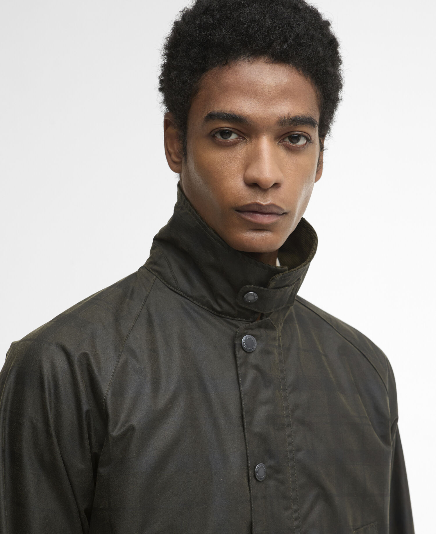 Giacca cerata Ambleside in tartan Archive Olive Tartan