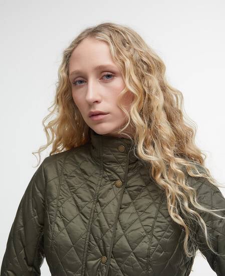Flyweight Cavalry Quilted Jacket Olive