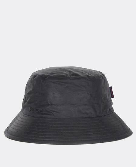 Waxed Bucket Hat Classic Navy
