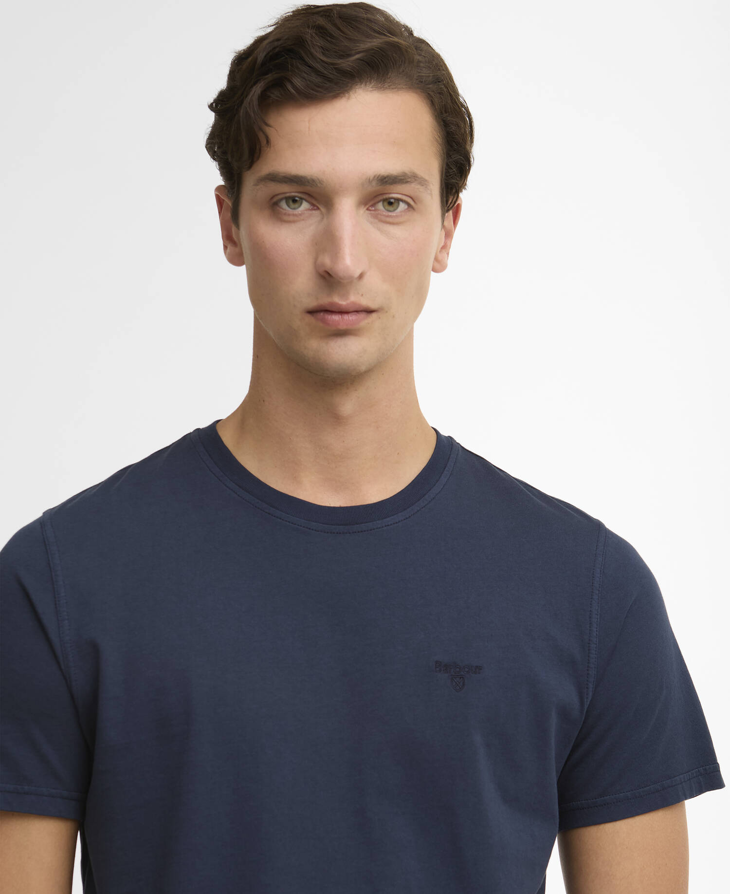 Washed Tartan T-Shirt Washed Navy image number 3