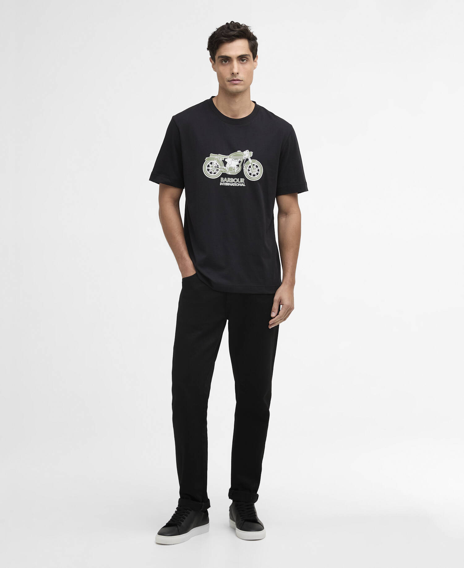 T-Shirt Piston Graphic Black image number 1