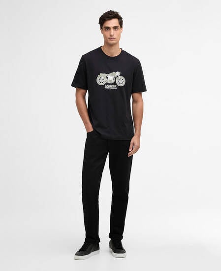 Piston Graphic T-Shirt Black