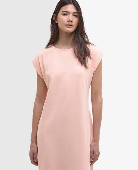 Natalia Midi Dress Peach Parfait