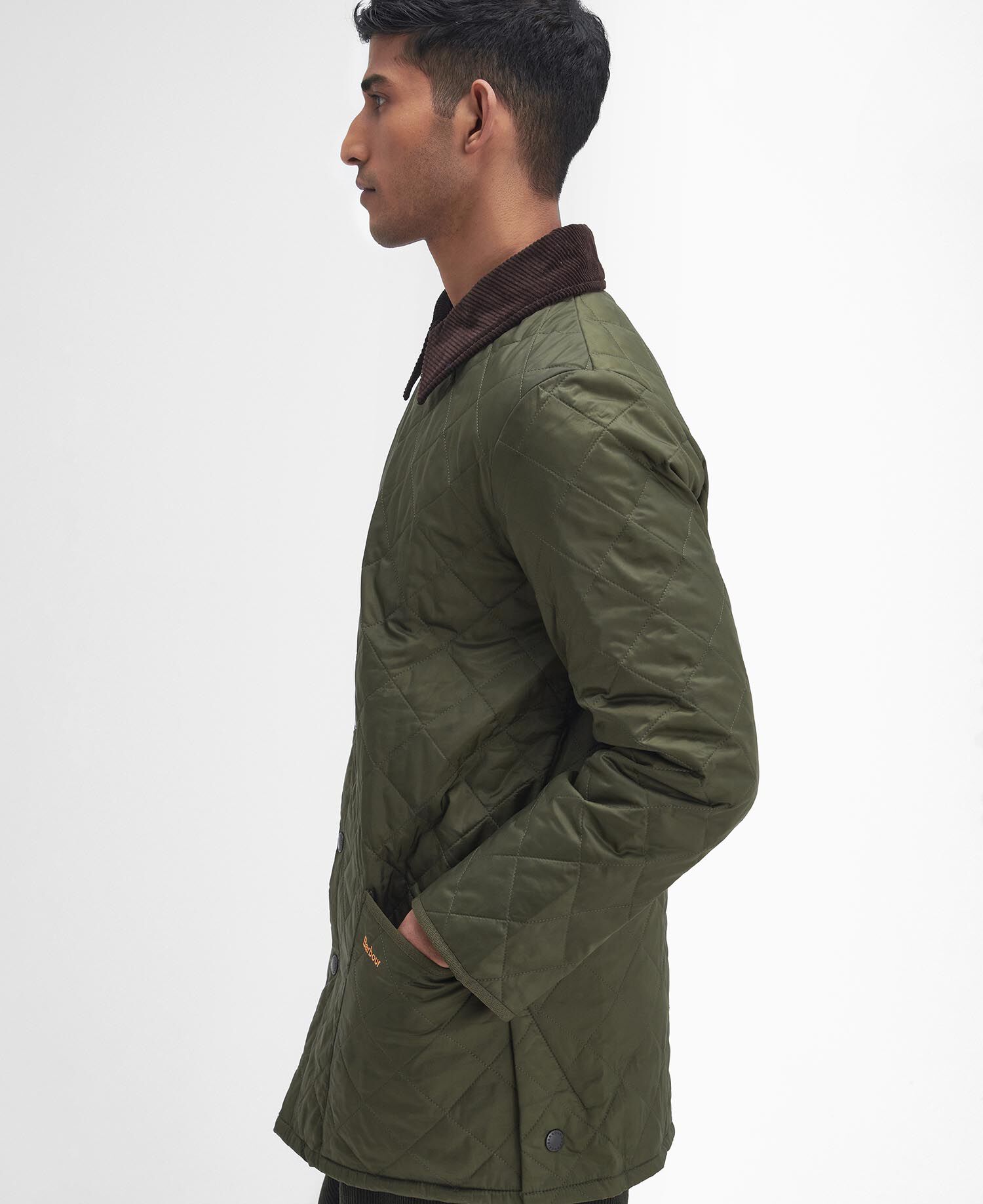 Barbour ダークグリーン ジャケット Men Barbour Angler Wax Dark Green Jacket