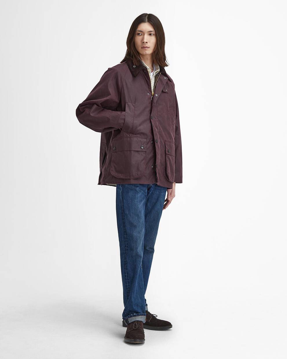 Oversized Bedale Waxed Jacket