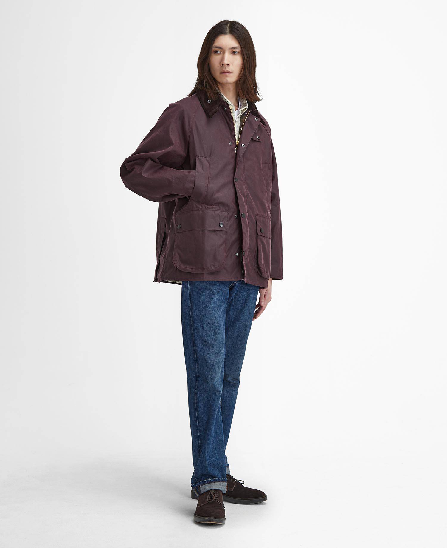 Oversized Bedale Waxed Jacket image number 1