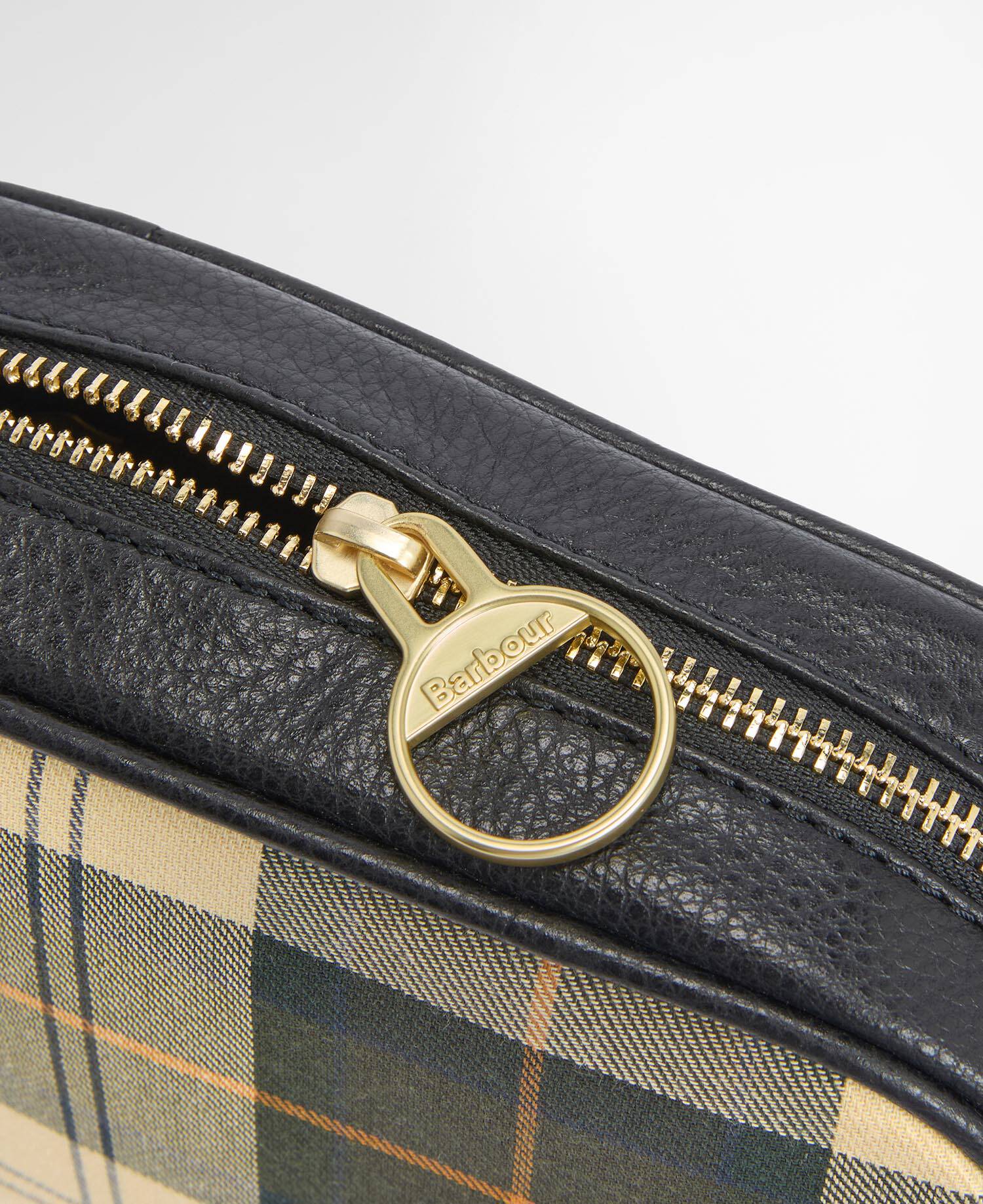 Borsa a tracolla con motivo tartan Daphne image number 5