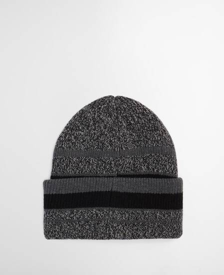 Boston Beanie & Scarf Gift Set Black/Grey