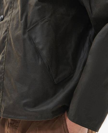 Transport Waxed Jacket Olive