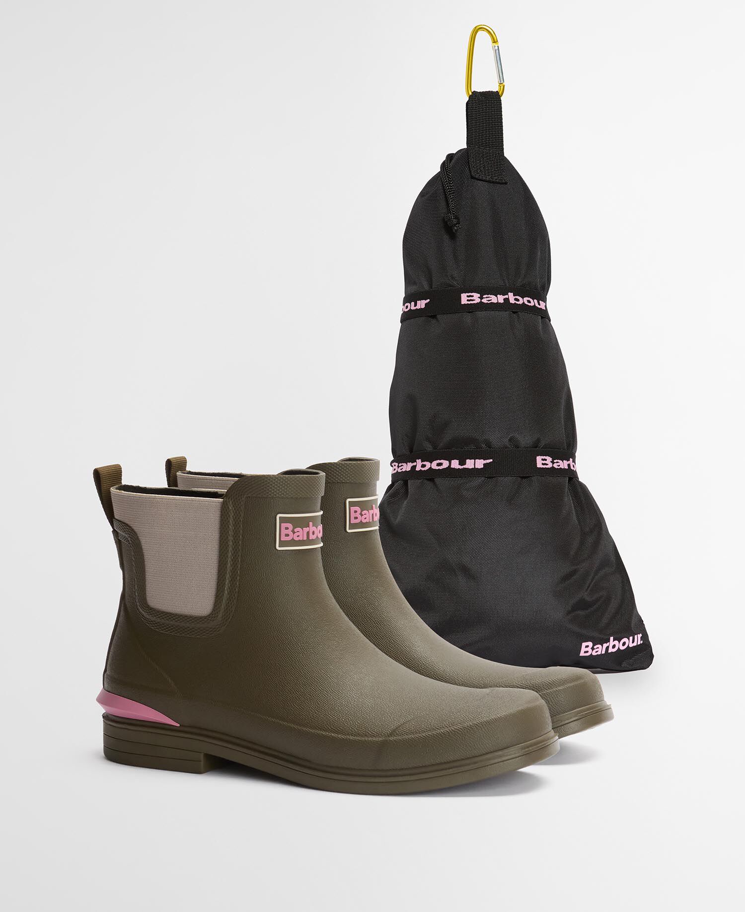 Abbeyfield Packable Ankle Wellingtons Olive