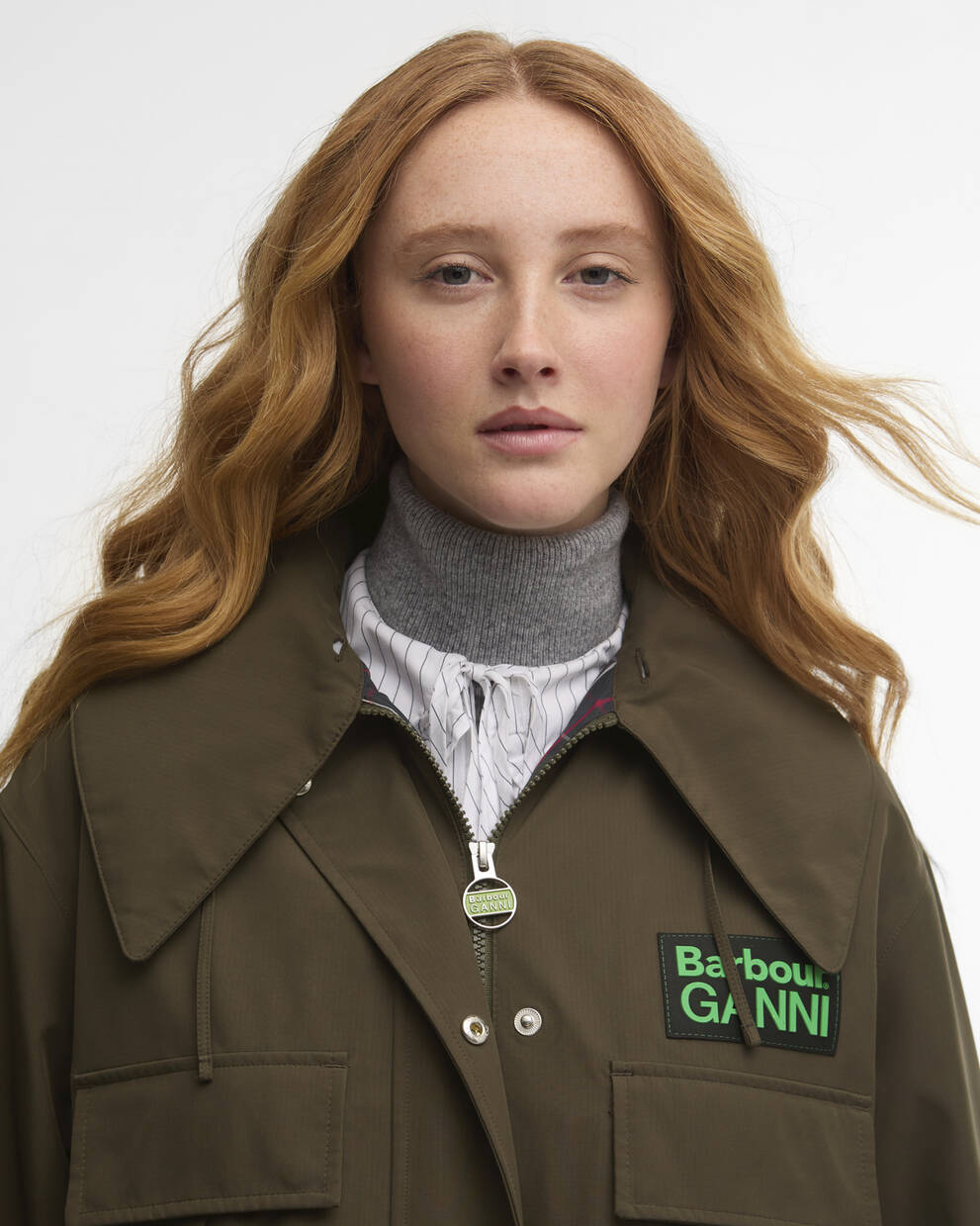 Barbour x GANNI Waterproof Parka Jacket