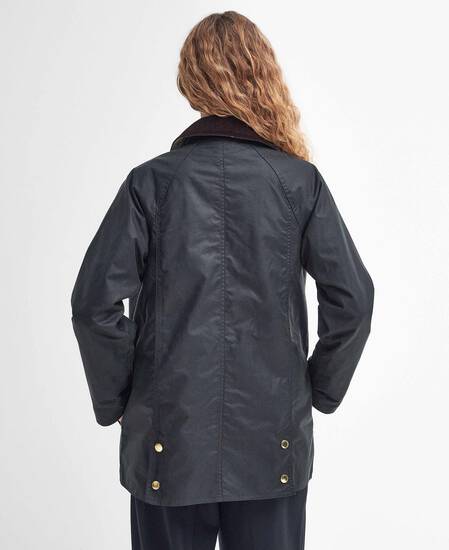 Modern Beadnell Waxed Jacket Sage-Ancient
