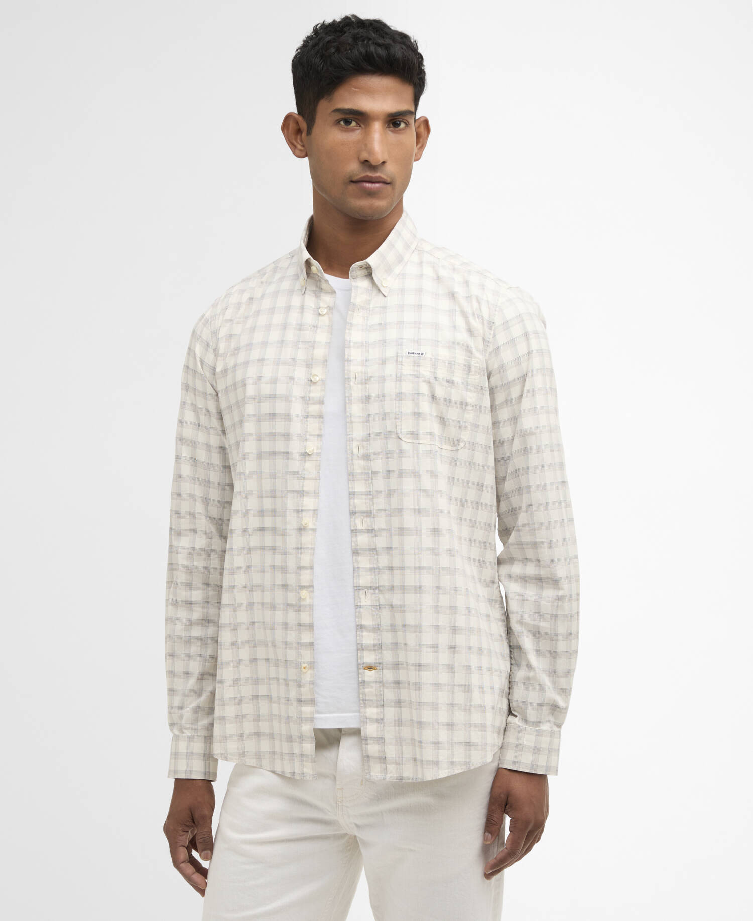 Bramwell Long-Sleeved Tailored Shirt Whisper White image number 0