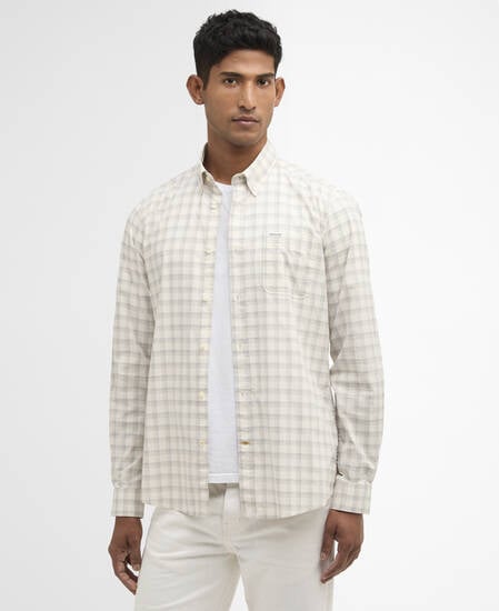 Bramwell Long-Sleeved Tailored Shirt Whisper White