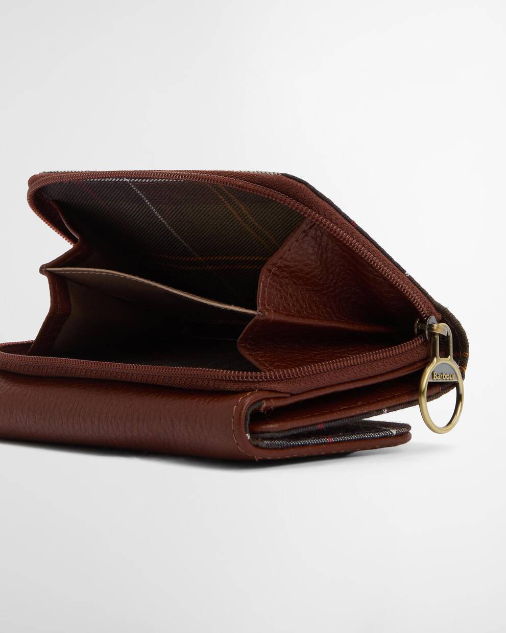 Portafoglio con patta in pelle Rosa