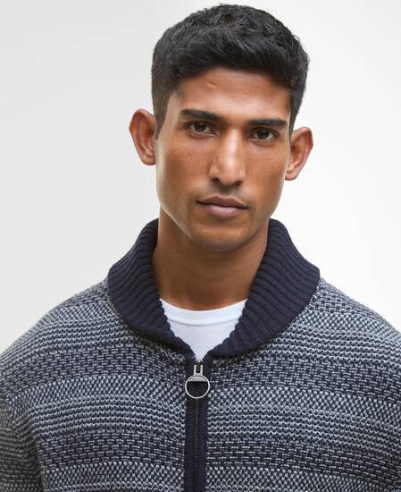 Helmsley Knitted Jacket Navy