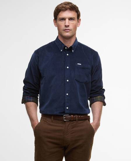 Jesmond Regular Long-Sleeved Shirt Navy