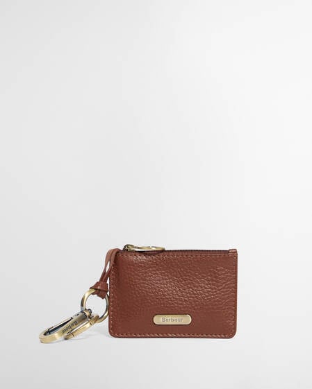M&uuml;nzgeldbr&ouml;se Leather Charm Brown
