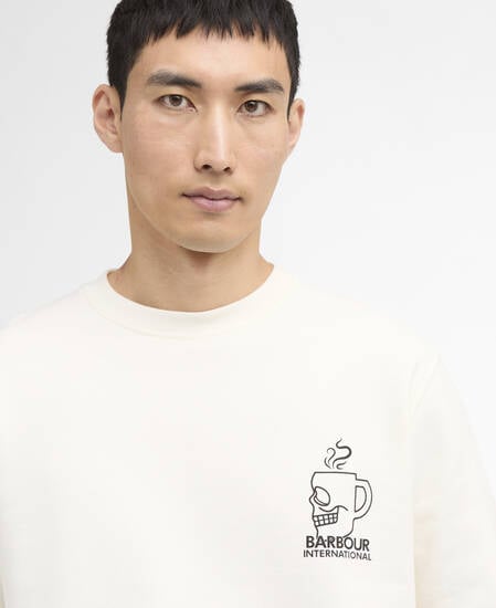 Staithes Graphic Sweatshirt Whisper White