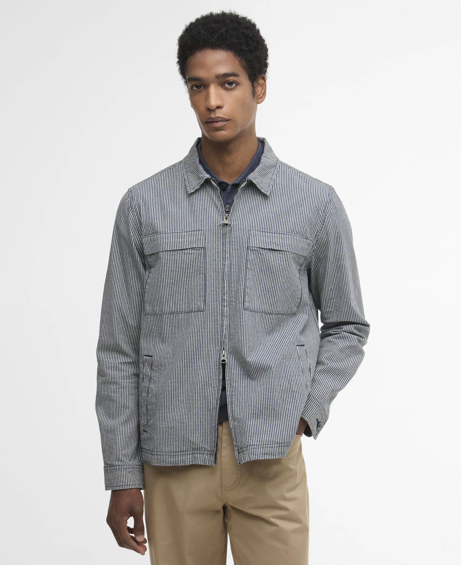 Overshirt Willowburn Gingham Navy image number 0