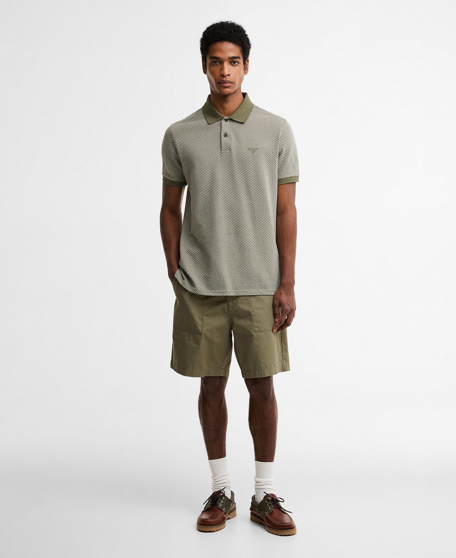 Copgrove Tailored Polo Shirt Dusty Olive