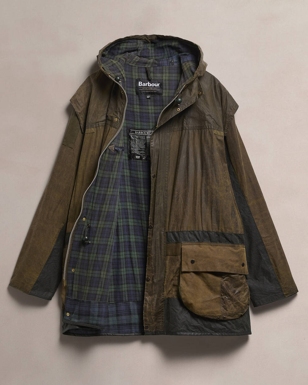 Barbour Re-Loved Men's Durham Waxed Jacket