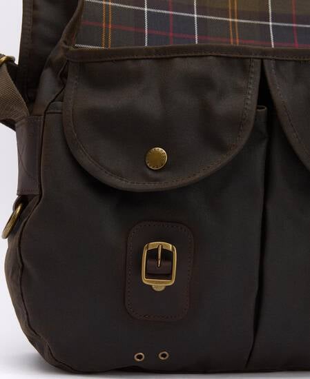 Borsa Tarras in pelle cerata 