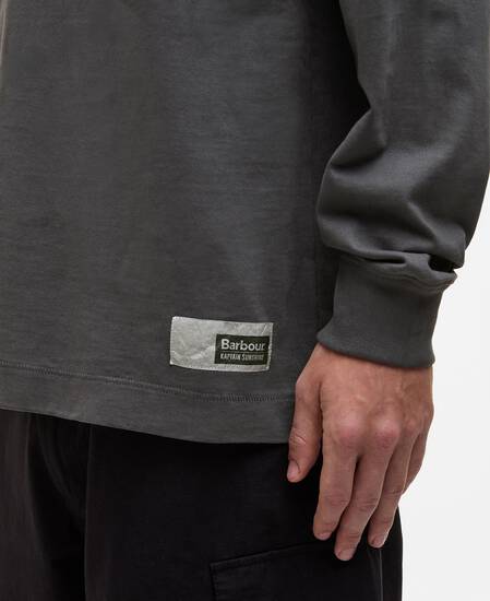 Barbour x Kaptain Sunshine Long-Sleeved T-Shirt Iron