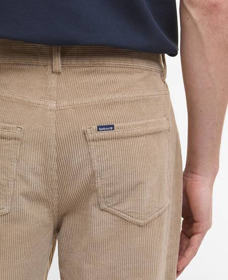 Pantaloni in velluto stretch a coste sottili dalla vestibilità regular Washed Stone Pantaloni in velluto stretch a coste sottili dalla vestibilità regular Washed Stone