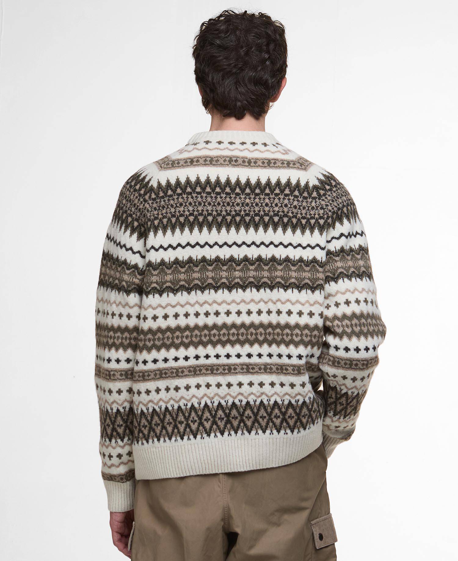 Hase Fair Isle Crew Neck Jumper image number 2
