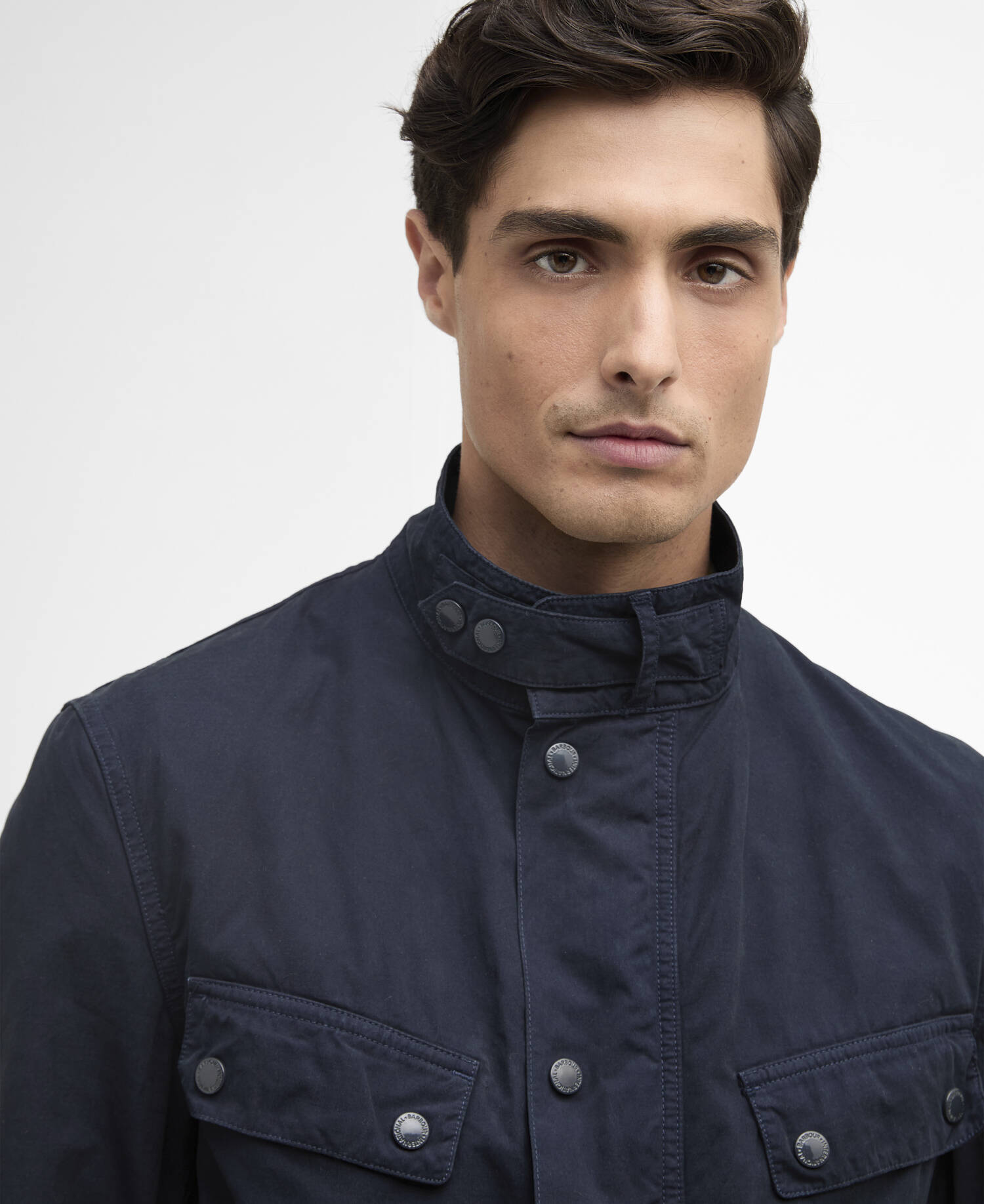 Giacca casual Duke tinta in capo Navy image number 5