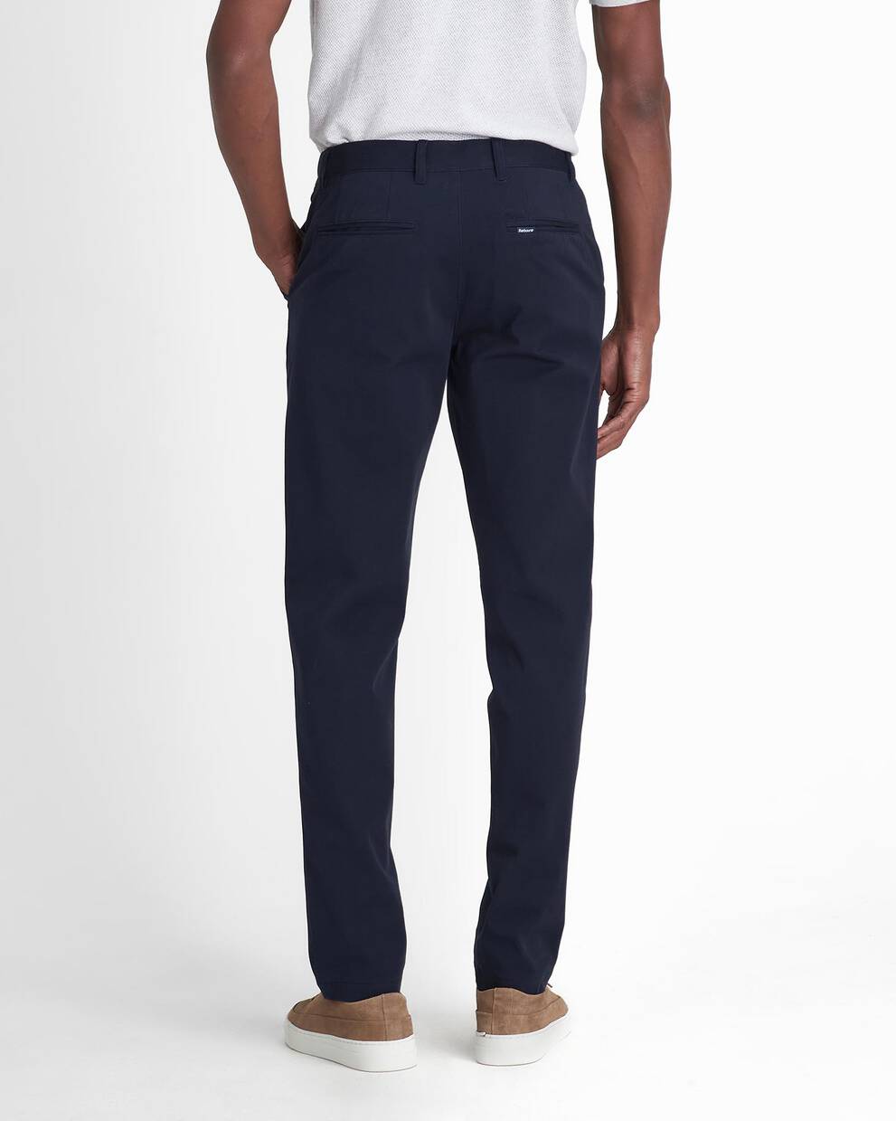 Pantaloni Comfort in tessuto stretch dalla vestibilit&agrave; leggermente aderente
