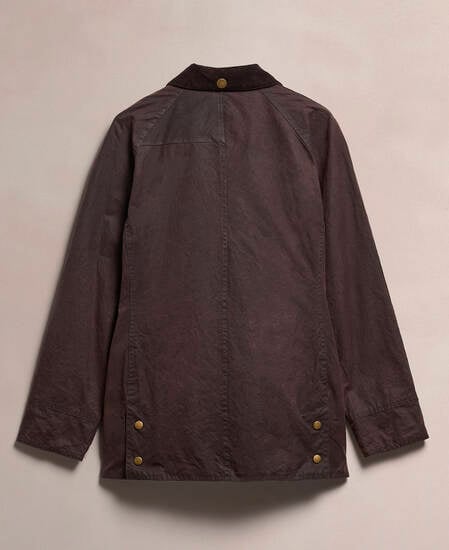 Barbour Re-Loved Women's Beadnell Waxed Jacket - Size 14 Rustic