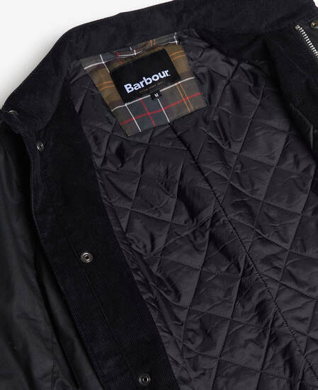 Corbridge Waxed Jacket Black-Classic
