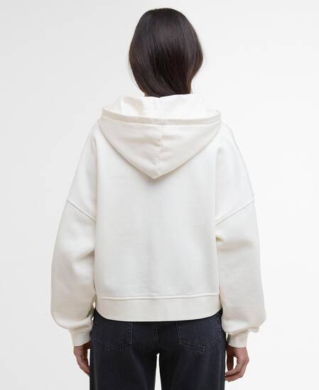 Lana Zip-Up Hoodie Off White