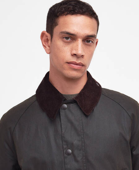 Border® Waxed Jacket Sage