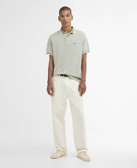 Castleford Tailored Polo Shirt Laurel Green