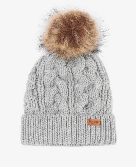 Penshaw Cable-Knit Beanie Classic Grey